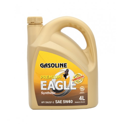 Масло моторное EAGLE PREMIUM Gasoline 100% SYN. (MADE IN KOREA) 5W40 API SN 4л. Масло моторное EAGLE PREMIUM Gasoline 100% SYN. (MADE IN KOREA) 5W40 API SN 4л.