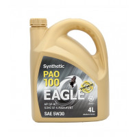 Масло моторное EAGLE PAO (MADE IN KOREA) 100 Synthetic 5W30 API SP 4л.