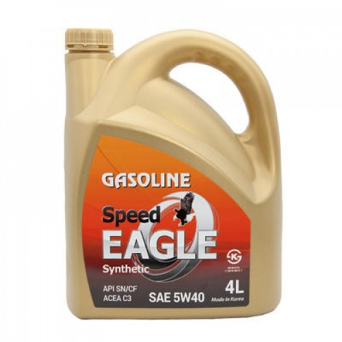 Масло моторное EAGLE SPEED (MADE IN KOREA) 5W40 Synthetic API SN/SM/CF ACEA C3 ACEA A3/B4 4л